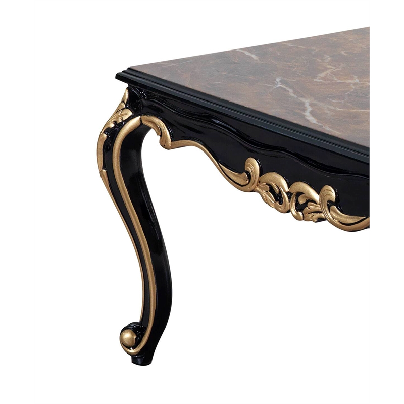 ACME Furniture Betria Rectangular Wood Coffee Table in Brown/Black