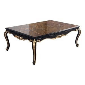 ACME Furniture Betria Rectangular Wood Coffee Table in Brown/Black