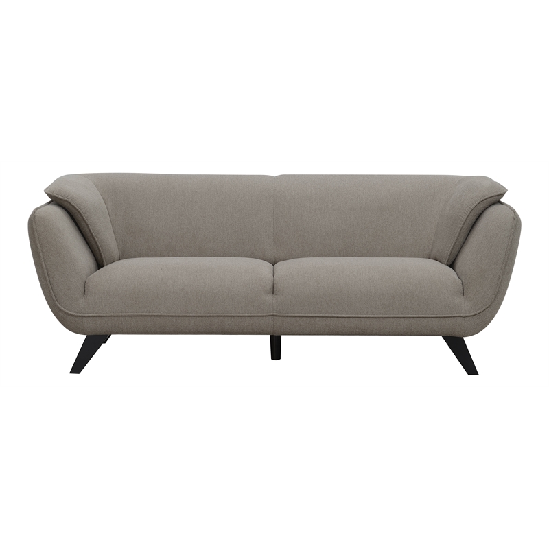 ACME Furniture Nayeli Upholstered Fabric Sofa with Wood Frame in Brown