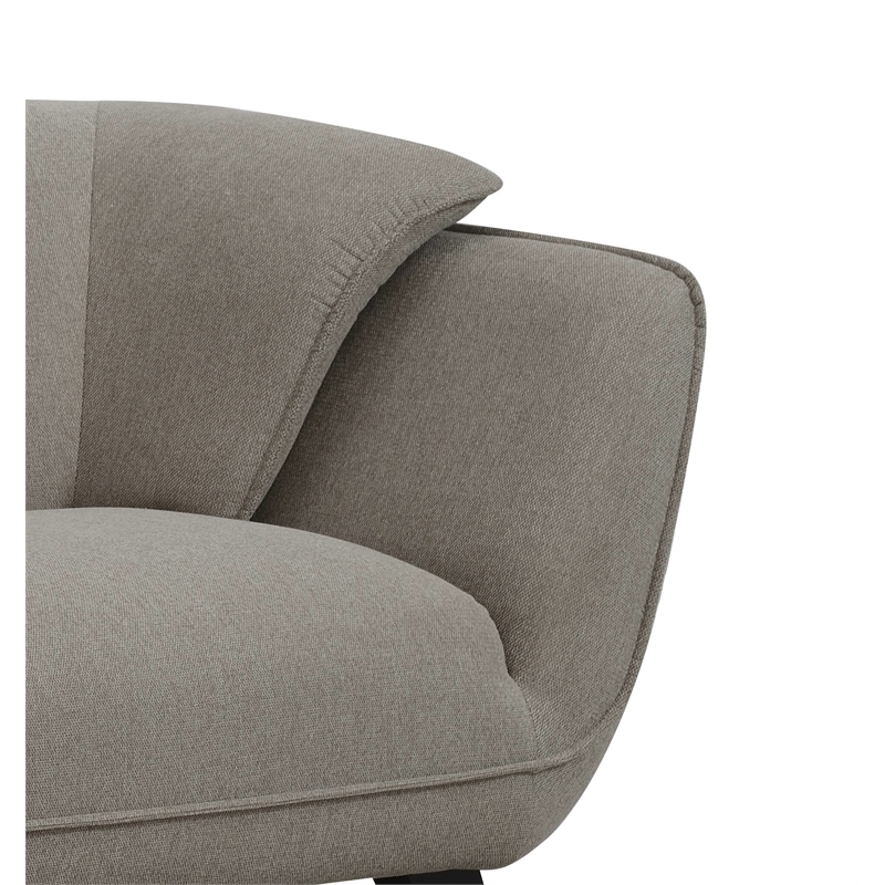 ACME Furniture Nayeli Upholstered Fabric Sofa with Wood Frame in Brown
