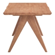 ACME Furniture Velentina Square Contemporary Rubberwood End Table in Natural