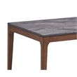 ACME Furniture Bevis Rectangular Wood Dining Table in Stone/Walnut