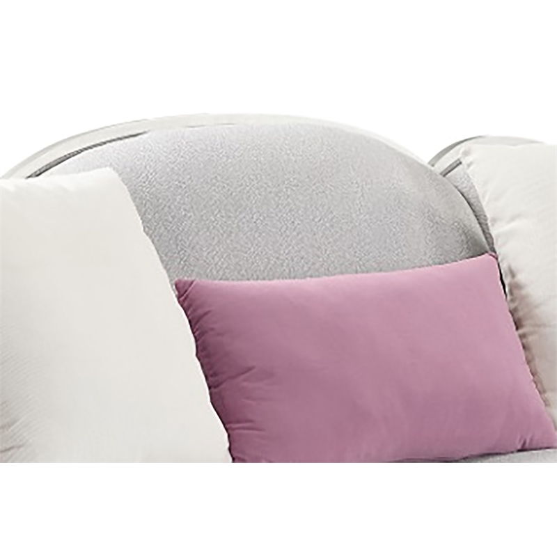 ACME Furniture Kasa Contemporary Fabric Sofa with 5 Accent Pillows in Beige