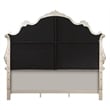 ACME Bently Transitional Button Tufted Wooden Frame Bed in Champagne Gold