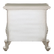 ACME Bently Wooden Frame Transitional 2 Drawers Nightstand in Champagne Gold