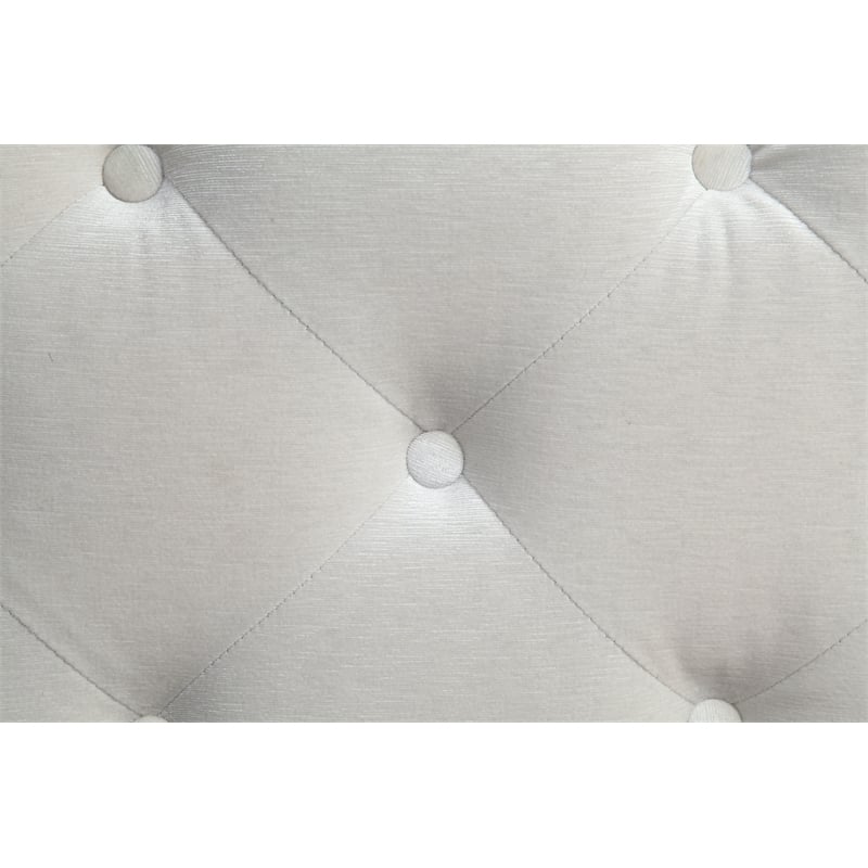 ACME Atronia Fabric Upholstered Tufted Sectional Sofa with 4 Pillows in Beige