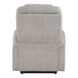 ACME Evander Transitional Chenille Upholstered Power Lift Recliner in Light Gray