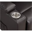 ACME Evander Transitional Leather Upholstered Power Lift Recliner in Brown