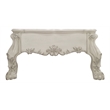 ACME Dresden Transitional Wooden Coffee Table with 2 Drawers in Bone White