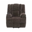 ACME Pacay Velvet Power Recliner with Lift/Heating and Massage in Brown