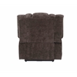 ACME Pacay Velvet Power Recliner with Lift/Heating and Massage in Brown