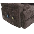 ACME Pacay Velvet Power Recliner with Lift/Heating and Massage in Brown