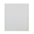 ACME Gaines Contemporary MDF Wood Mirror in Pink High Gloss Finish