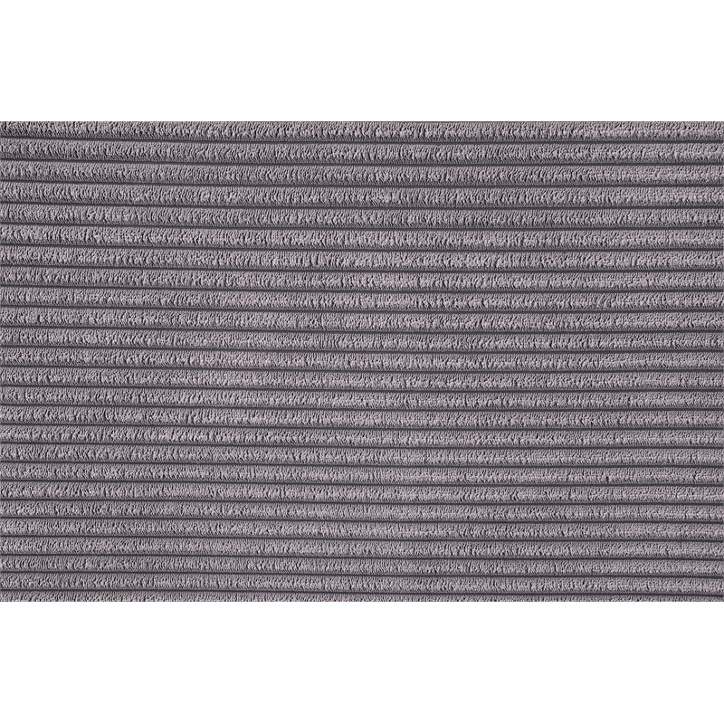 ACME Cadenza Corduroy Fabric Upholstered Rolled Armrests Sofa in Gray