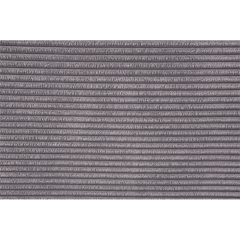 ACME Cadenza Corduroy Fabric Upholstered Rolled Armrests Loveseat in Gray