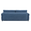 ACME Haran Contemporary Fabric 2 Pillows Sleeper Sofa in Blue