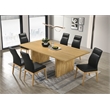 ACME Einar Contemporary Wood Rectangular Dining Table in Natural