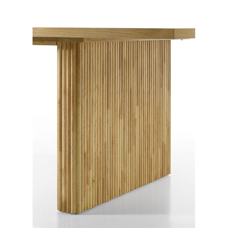 ACME Einar Contemporary Wood Rectangular Dining Table in Natural