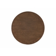 ACME Keiki Transitional Wood Round Dining Table in Walnut Finish
