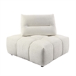 ACME Loanna Contemporary Linen Fabric Upholstered Wedge in Beige