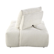 ACME Loanna Contemporary Linen Fabric Upholstered Wedge in Beige