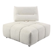 ACME Loanna Contemporary Linen Fabric Upholstered Wedge in Beige