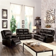 ACME Zuriel PU Faux Leather Upholstered Motion Rocker Recliner in Brown
