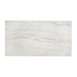 ACME Edwyn Marble and Wood Rectangular Coffee Table in White and Brown