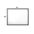 ACME Casimiro Transitional Wood and Glass Rectangular Mirror in Gray