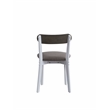ACME Fidelity 5 Piece Wood/Fabric Dining Set in Brown & White