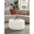 ACME Dustan Environmental Friendly Cement Concrete Coffee Table in Natural White