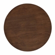ACME Sanat Contemporary MDF Wood & Veneer Round End Table in Brown