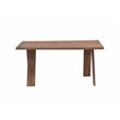ACME Sarha Scandinavian Wood Rectangular Dining Table in Walnut