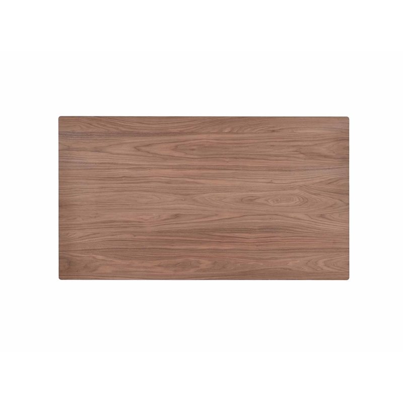 ACME Sarha Scandinavian Wood Rectangular Dining Table in Walnut