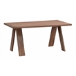 ACME Sarha Scandinavian Wood Rectangular Dining Table in Walnut