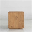 ACME Harlan Contemporary Wood 2-Drawer Square End Table in Oak
