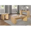ACME Harold Contemporary Wood Rectangular Sofa Table in Natural Oak