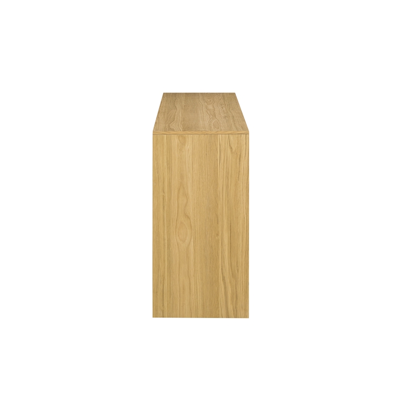 ACME Harold Contemporary Wood Rectangular Sofa Table in Natural Oak