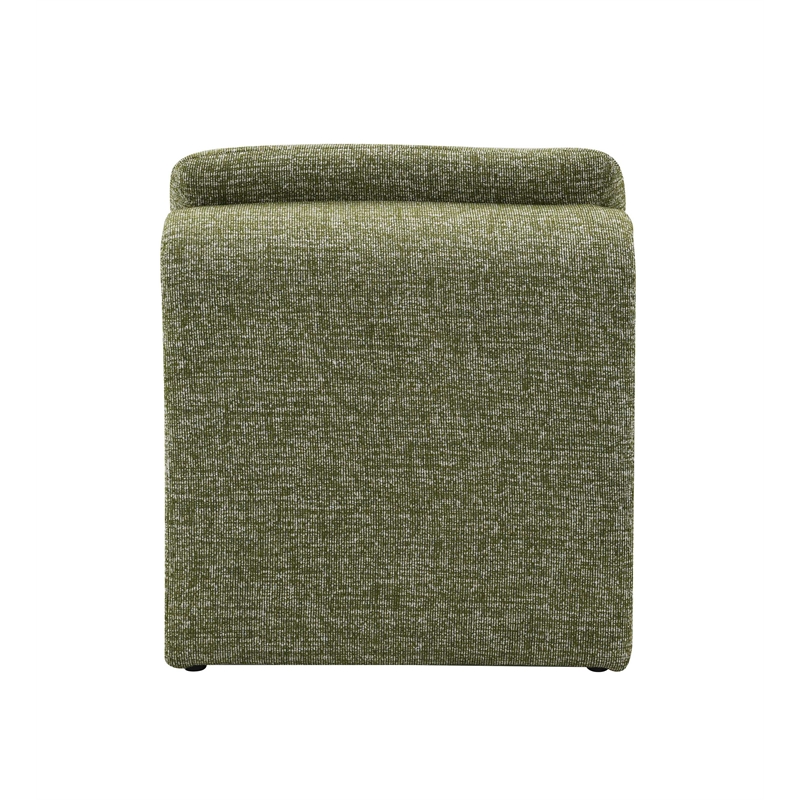 ACME Jaeda Wood & Boucle Fabric Upholstered Accent Chair in Green