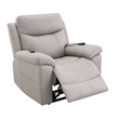 ACME Chriki Microfiber Upholstered Power Recliner with Lift & Massage in Gray