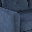 ACME Horatio Transitional Wood and Chenille Fabric Upholstered Sofa in Navy