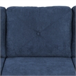 ACME Horatio Transitional Wood and Chenille Fabric Upholstered Sofa in Navy
