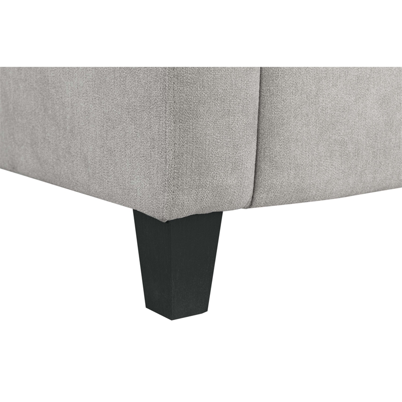 ACME Horatio Transitional Wood and Chenille Fabric Upholstered Sofa in Taupe