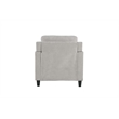 ACME Horatio Transitional Wood and Chenille Fabric Upholstered Chair in Taupe