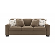 ACME Darya Transitional Fabric Upholstered Sofa with 4 Pillows in Brown