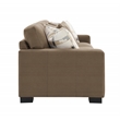 ACME Darya Transitional Fabric Upholstered Sofa with 4 Pillows in Brown