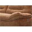 ACME Emmy Chenille Fabric Power Motion Sectional Sofa with USB Port in Orange