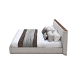 ACME Orane Contemporary Wood/Fabric Full Bed with Storage in Gray