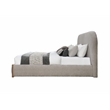 ACME Orane Contemporary Wood Upholstered Queen Bed with Storage in Gray