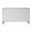 ACME Kasa 3-Drawer Wood Storage Server with Fluted Legs in Champagne Gray
